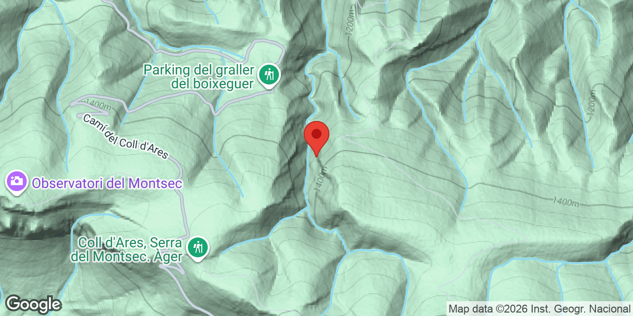 Mapa de situación de CINGLE DE ROCA ALTA, AVENC DEL