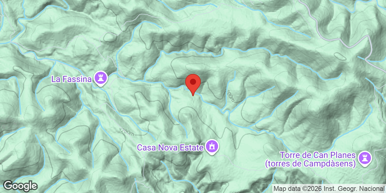 Mapa de situación de CAN RAMONET, AVENC DE