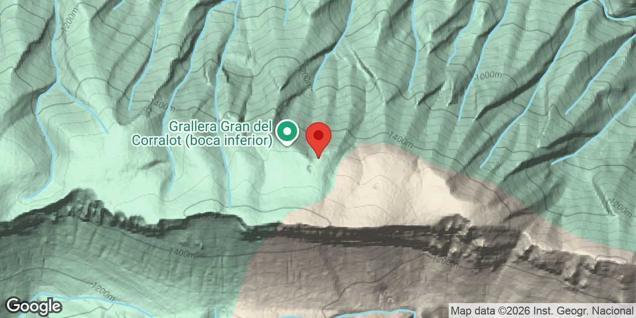 Mapa de situación de CORRALOT, GRALLERA PETITA DEL