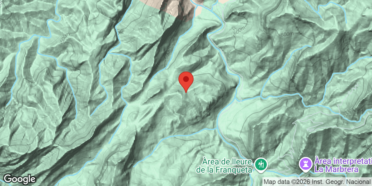 Carte de situation de CÀNTIR, AVENC DEL