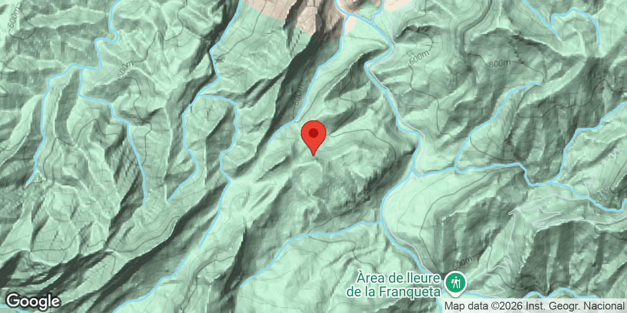 Location map of QUATRE POUS, AVENC DELS