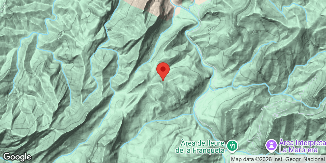 Mapa de situació de PINASSES, AVENC DE LES