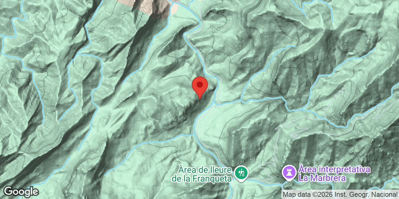 Mapa de situació de PARET, COVA Nº 1 DE LA