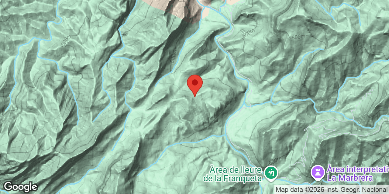 Mapa de situació de CARBONER, COVA DEL