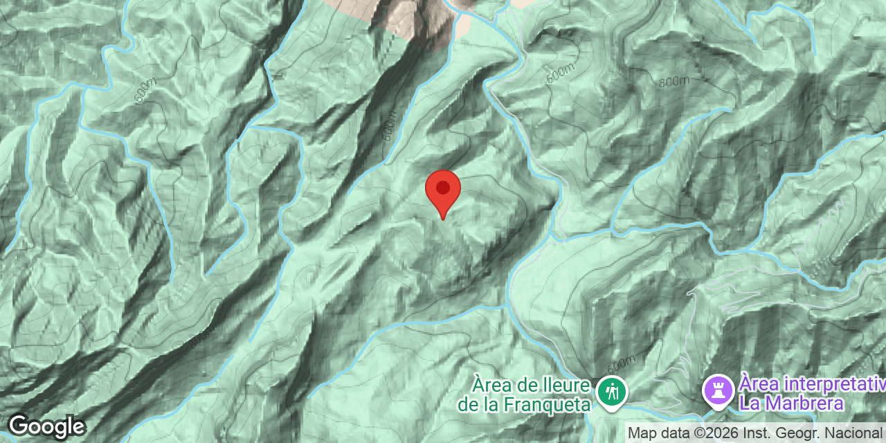 Carte de situation de CAPS, AVENC DELS