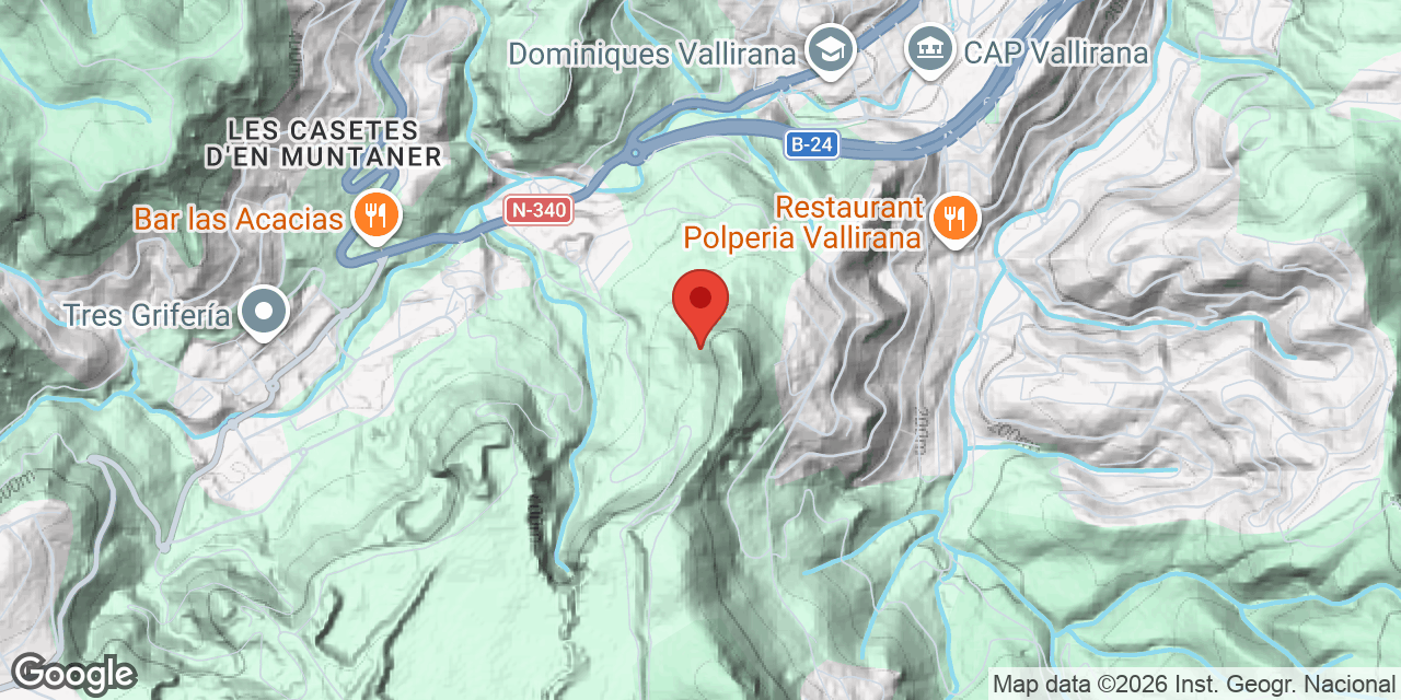 Mapa de situación de PRIMER DE MAIG, AVENC DEL