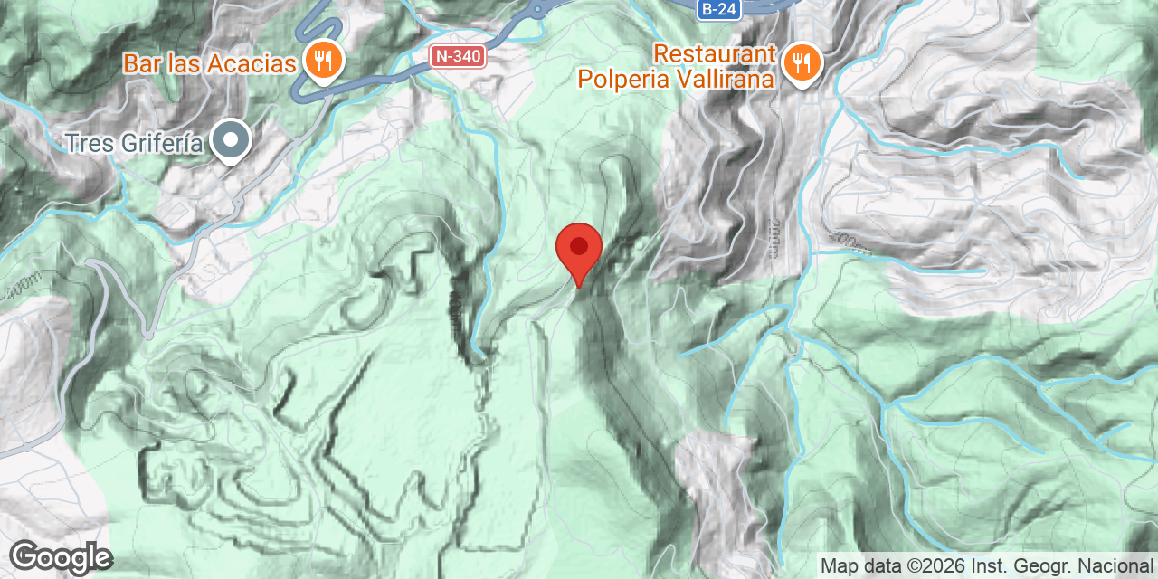 Location map of POMAR, AVENC