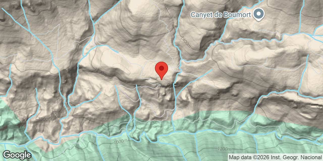 Mapa de situació de SALA GRAN DEL BOUMORT, AVENC