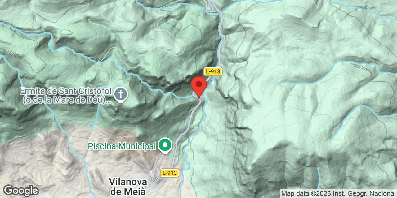 Mapa de situació de RIU MERLER, QUERANT DE
