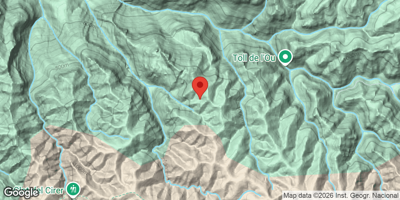 Mapa de situación de ALZINA, ESQUERDA DE L'