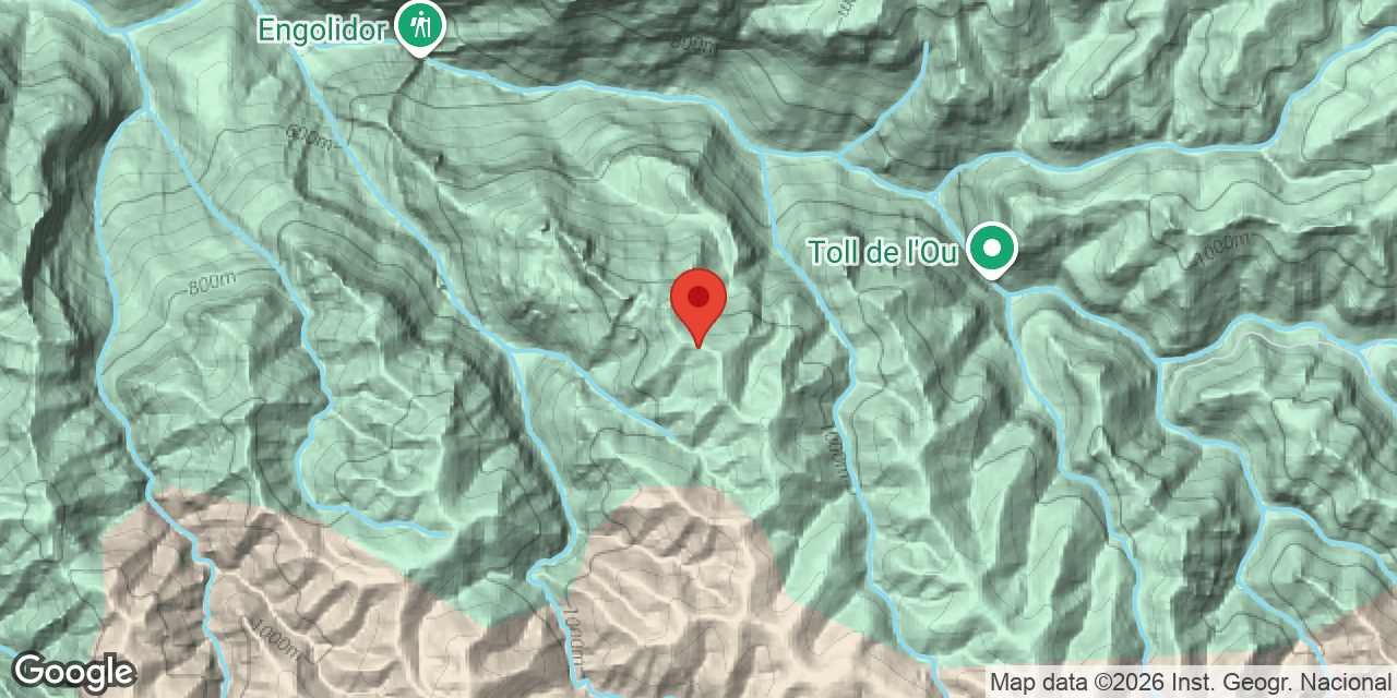 Location map of CASTELLS, BUFADOR DELS