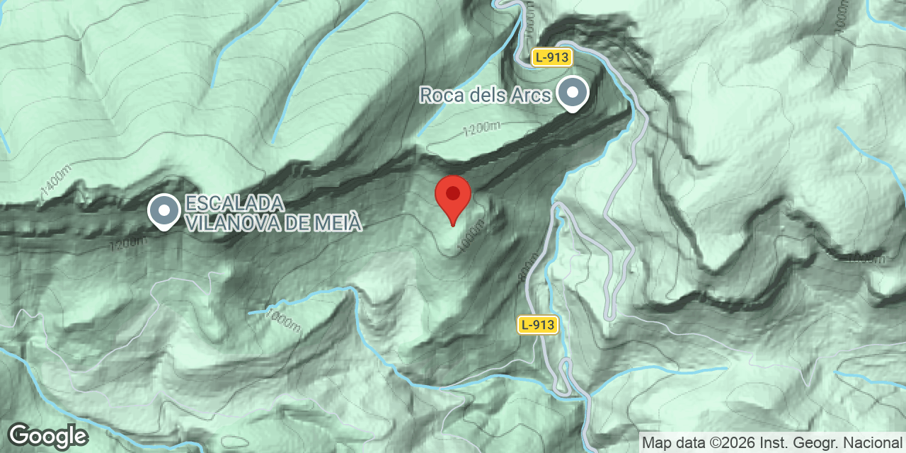 Mapa de situació de PAÚS,  QUERANT PETIT DE