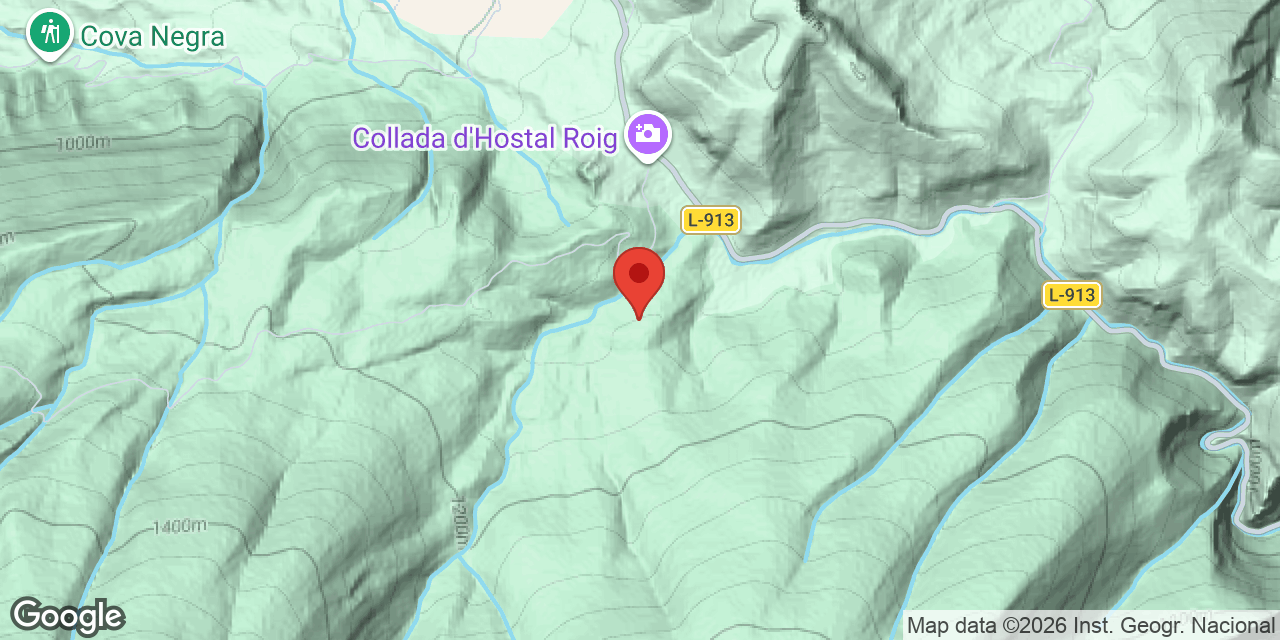 Mapa de situación de FORQUES, AVENC Nº 2 DE LES