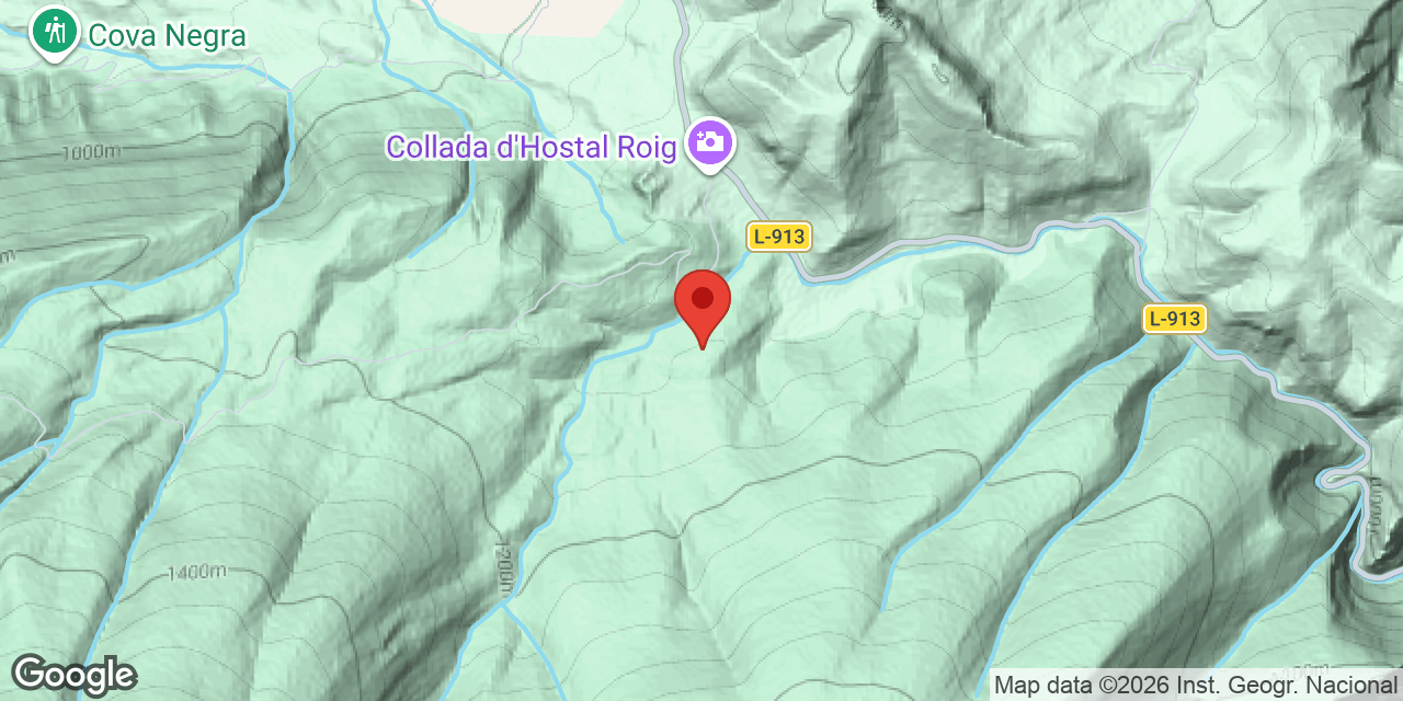 Mapa de situación de FORQUES, ESCLETXA DE LES