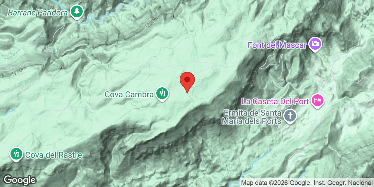 Mapa de situació de FECUNDITAT, AVENC DE LA