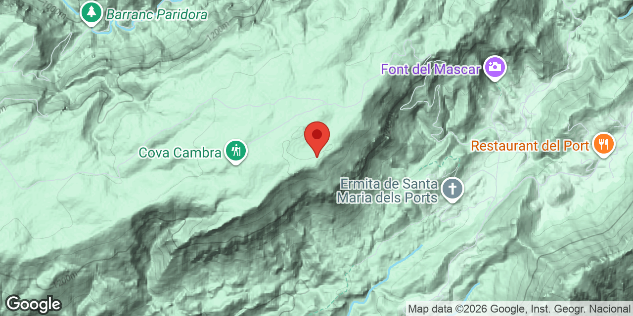 Mapa de situació de MOLA DE CATÍ, AVENC DE LA