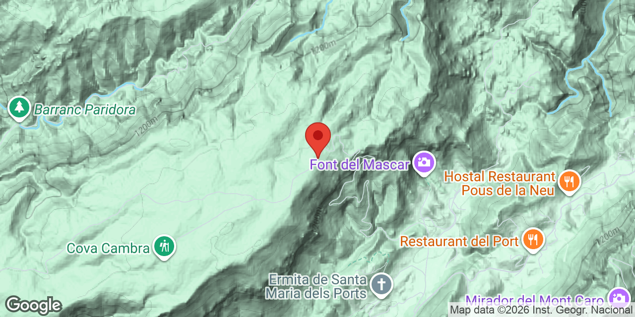 Location map of GRÈVOL, AVENC DEL