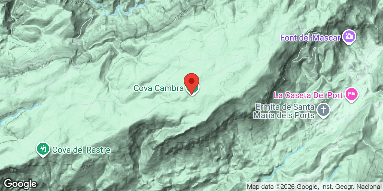 Mapa de situació de CAMBRA, COVA