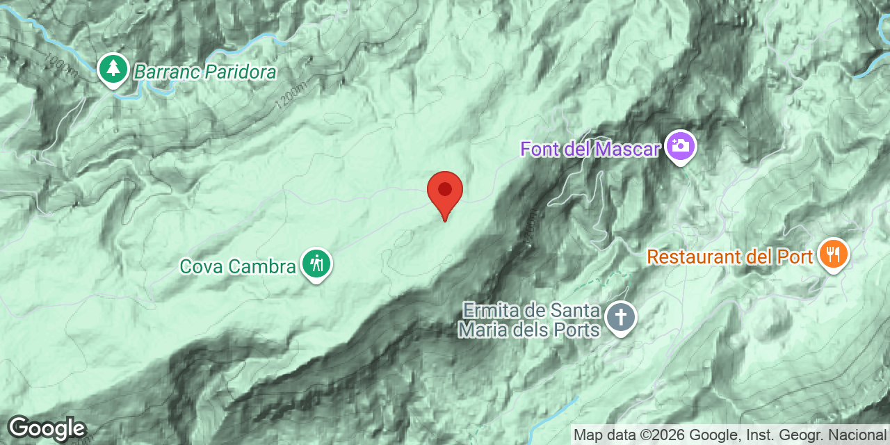 Mapa de situació de BOT, AVENC DEL