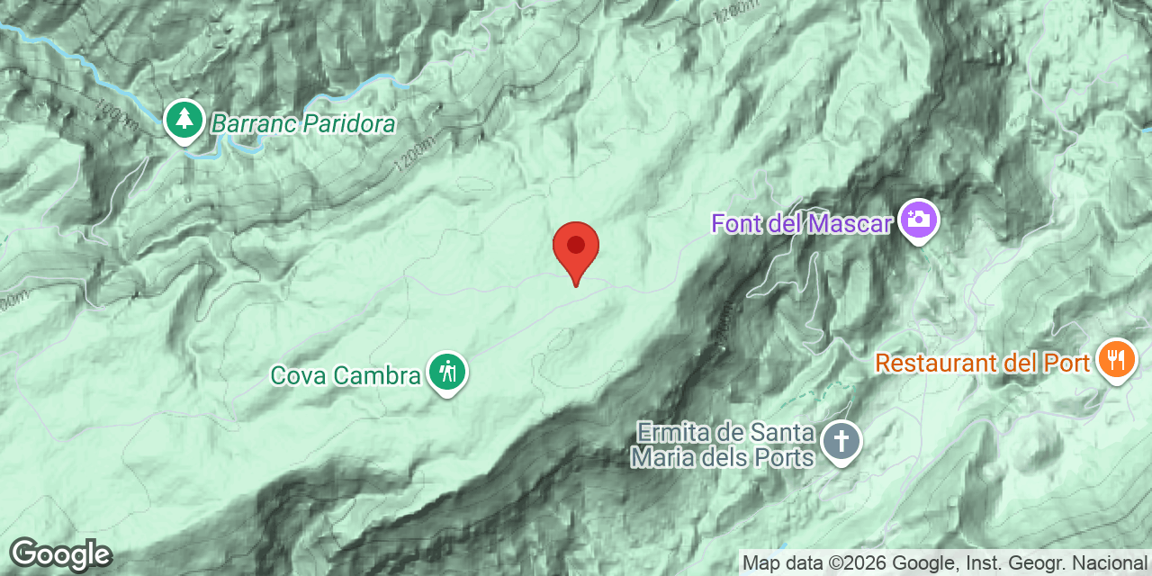 Mapa de situació de TRONC, AVENC PETIT DEL