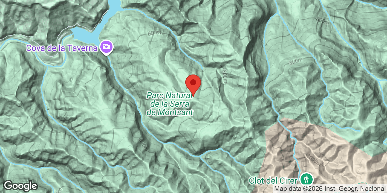 Mapa de situación de PÚDOL, AVENC DEL