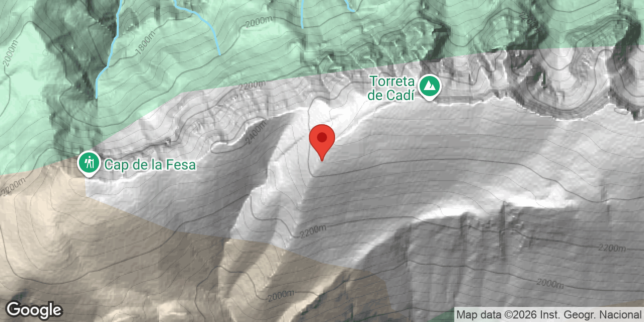 Mapa de situación de CORNELLANA, GRALLERA GRAN DE