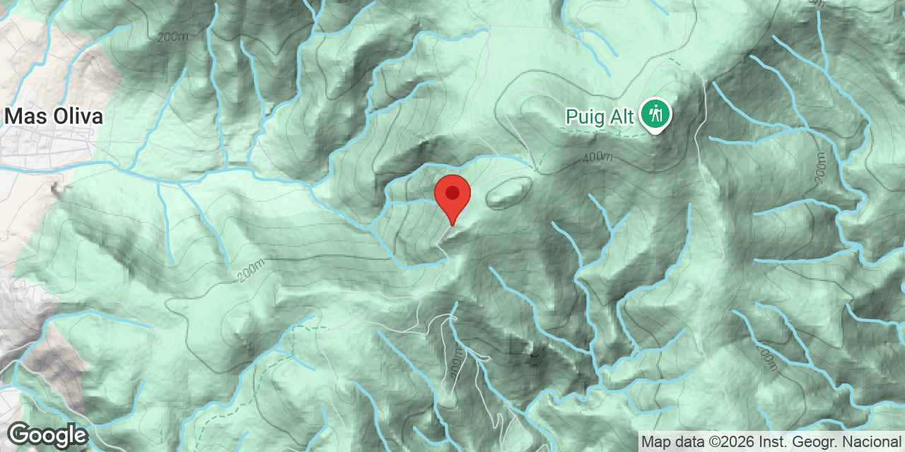 Mapa de situació de PUIG DE LA MALATERRA, COVA Nº 1 DEL