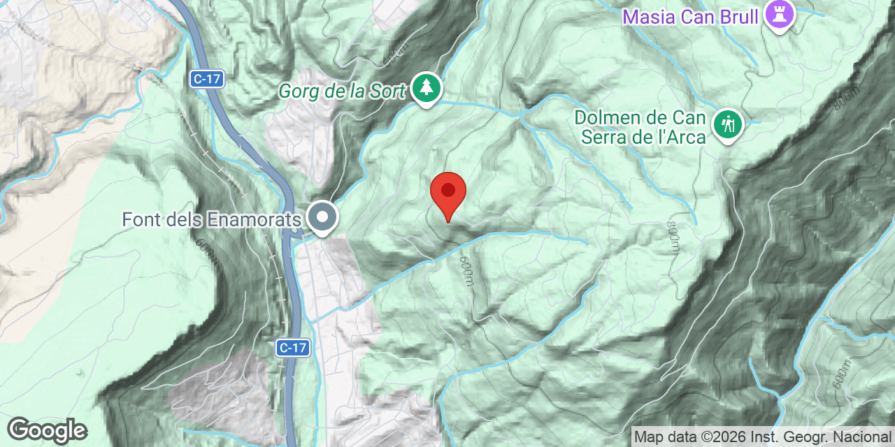 Mapa de situación de INFERN, COVA DE L'