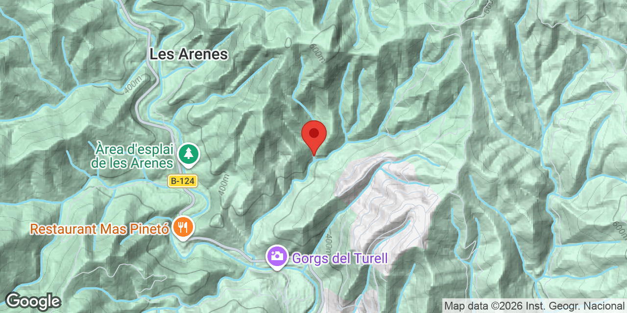 Mapa de situación de RIERA DE TURELL, AVENC DE LA