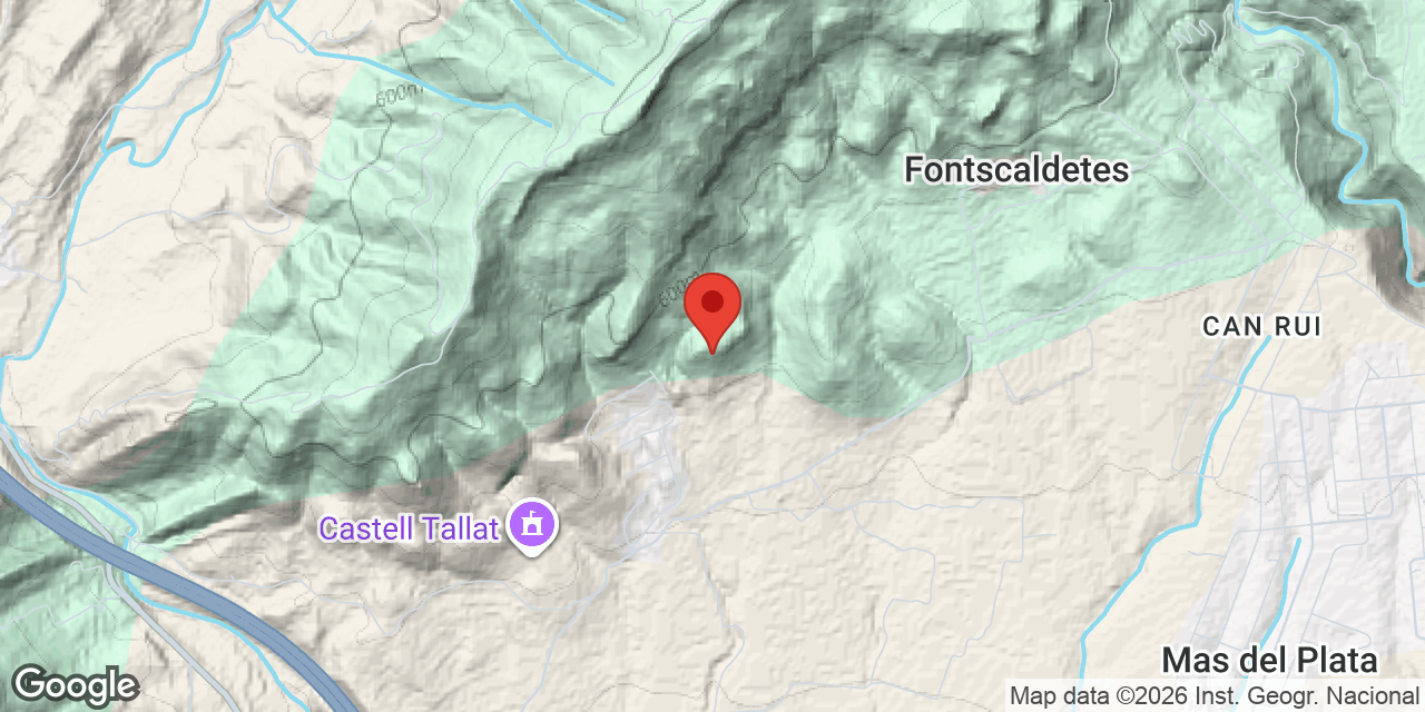 Mapa de situación de TRAÇA, COVA DEL