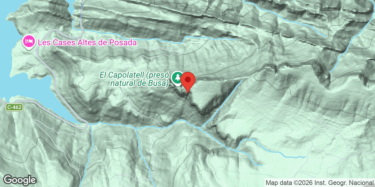 Location map of CAPOLATELL, ESQUERDA Nº 3 DEL