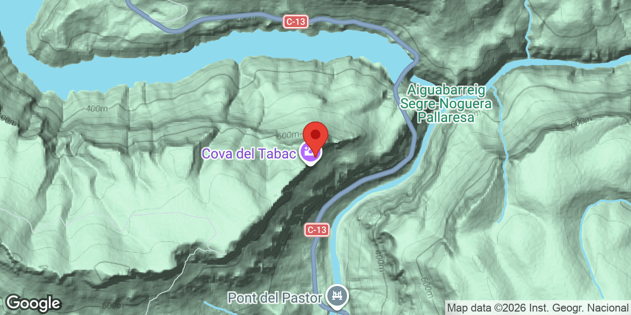 Location map of TABAC, AVENC DEL