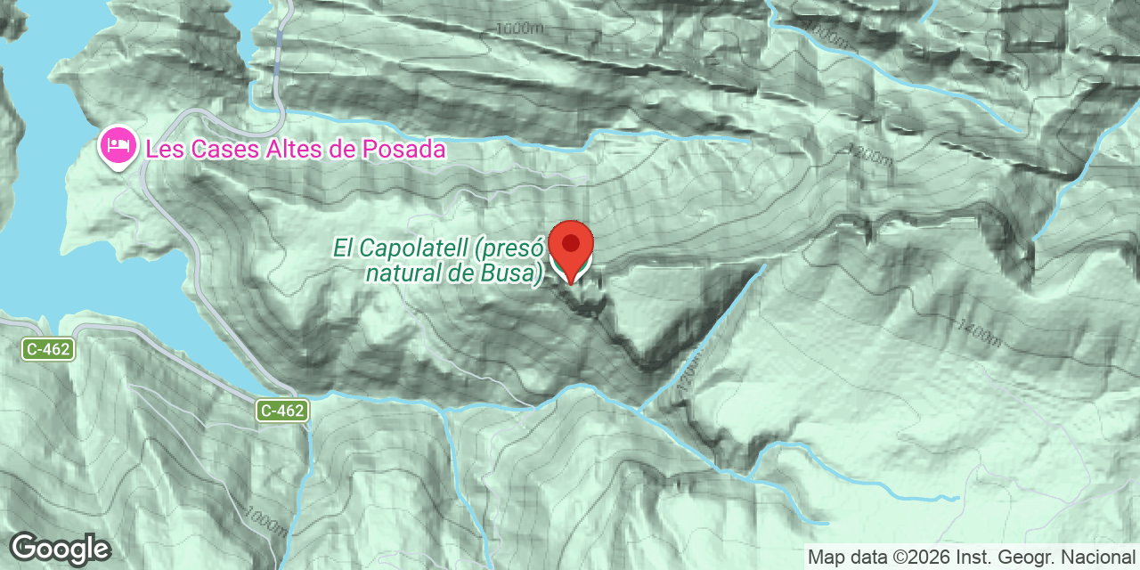 Carte de situation de CAPOLATELL, AVENC Nº 1 DEL
