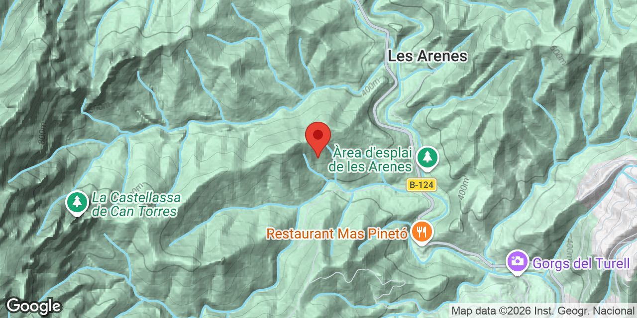 Mapa de situació de PEPS, AVENC DELS