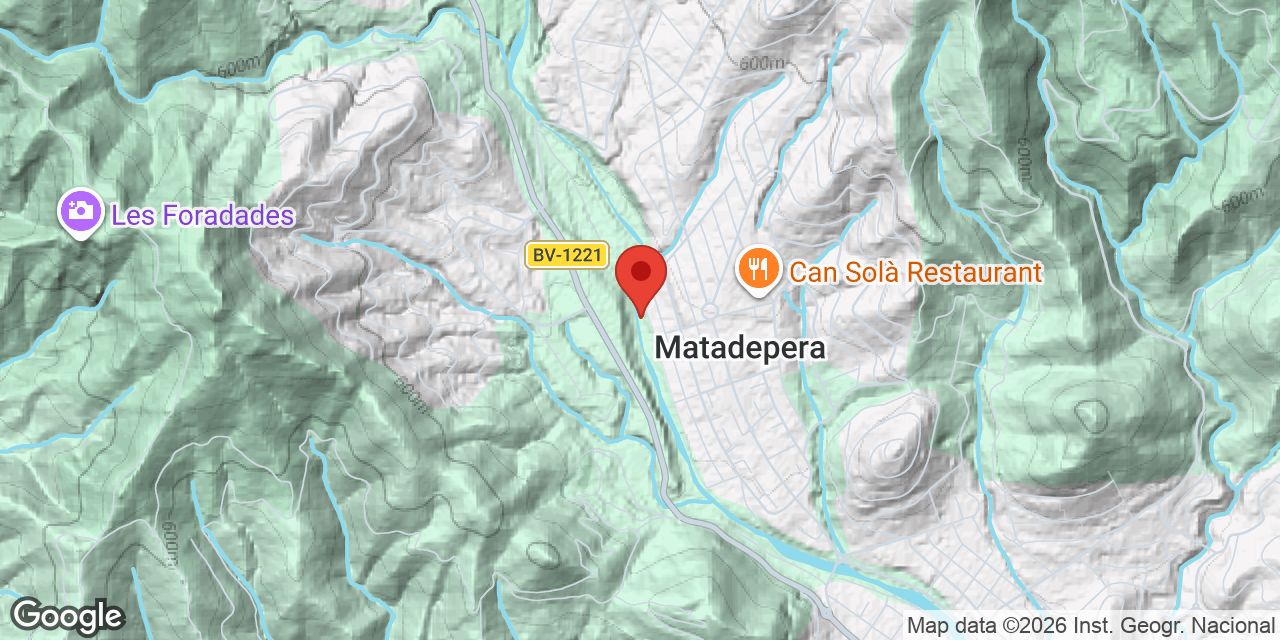 Mapa de situación de CAN TORRELLA, AVENC DE