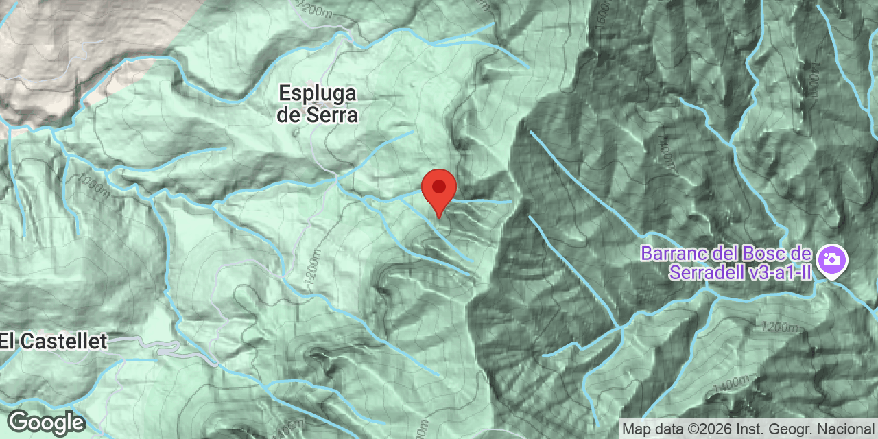 Mapa de situació de TREMOLISSES, ESPLUGA DE LES
