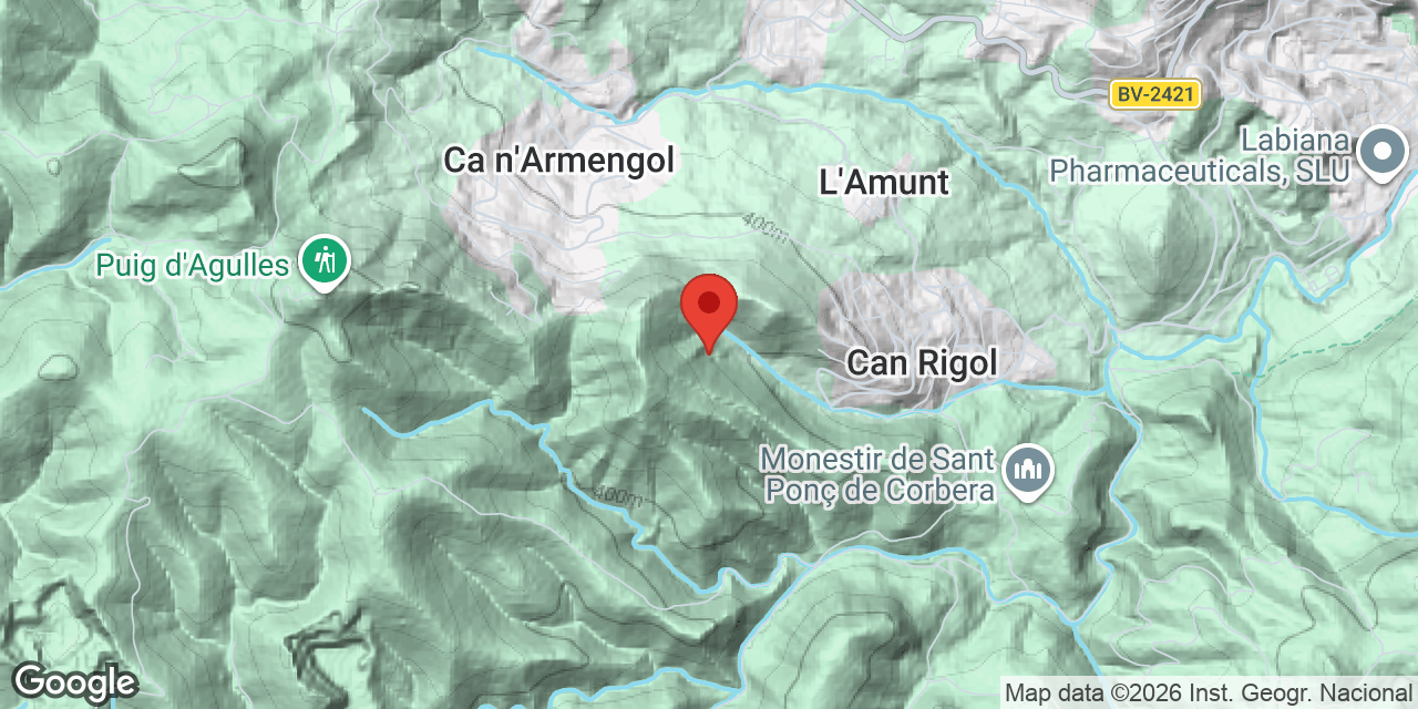 Carte de situation de CAN RIGOL Nº 1, COVA DE