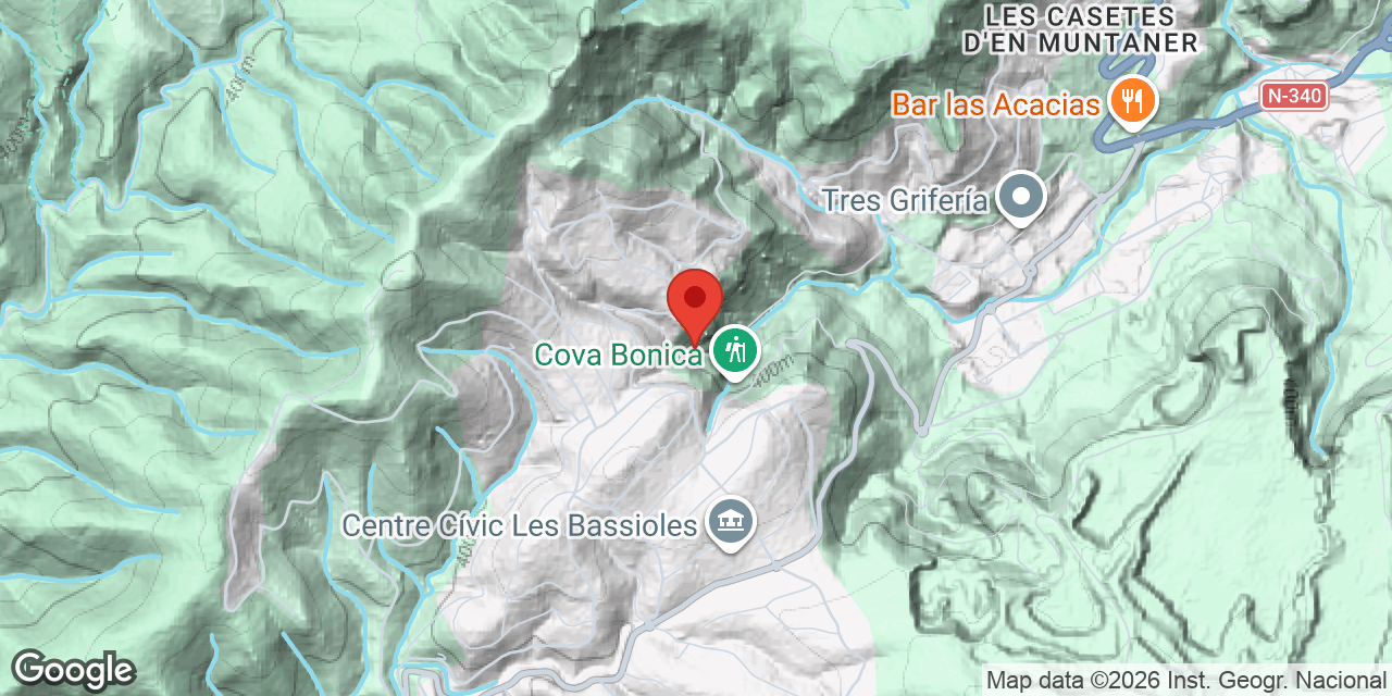 Mapa de situación de PÈLEC, AVENC DEL