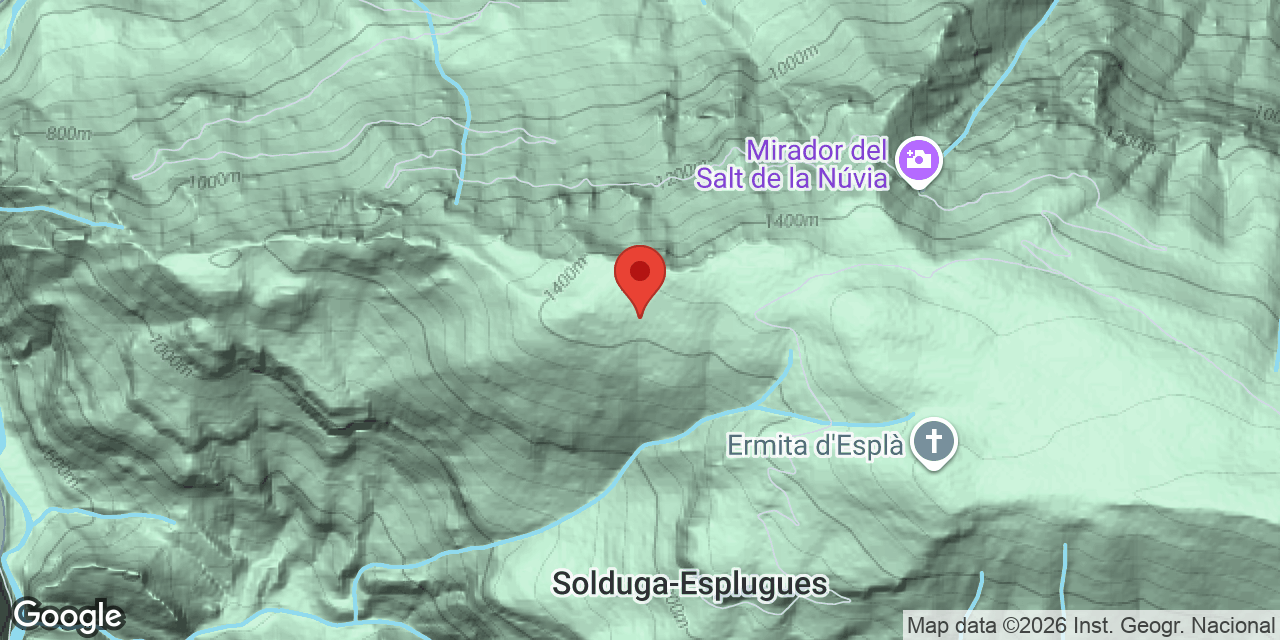 Mapa de situación de JABALÍ, AVENC DEL