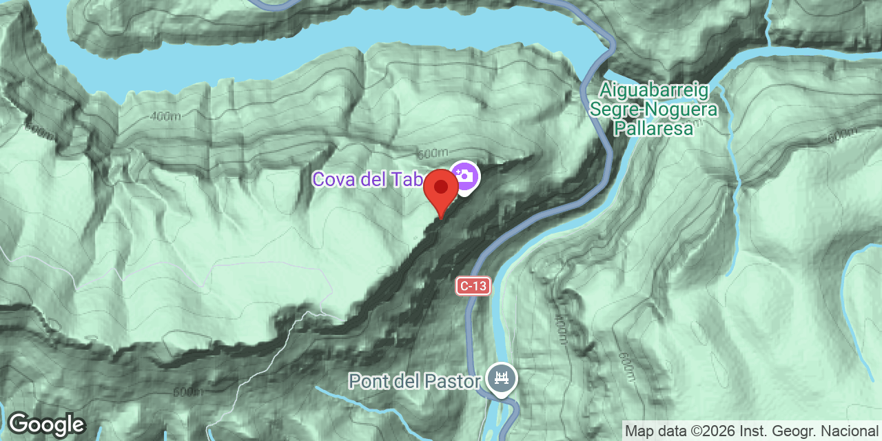 Mapa de situació de IL.LUMINAT,  COVA DE L'
