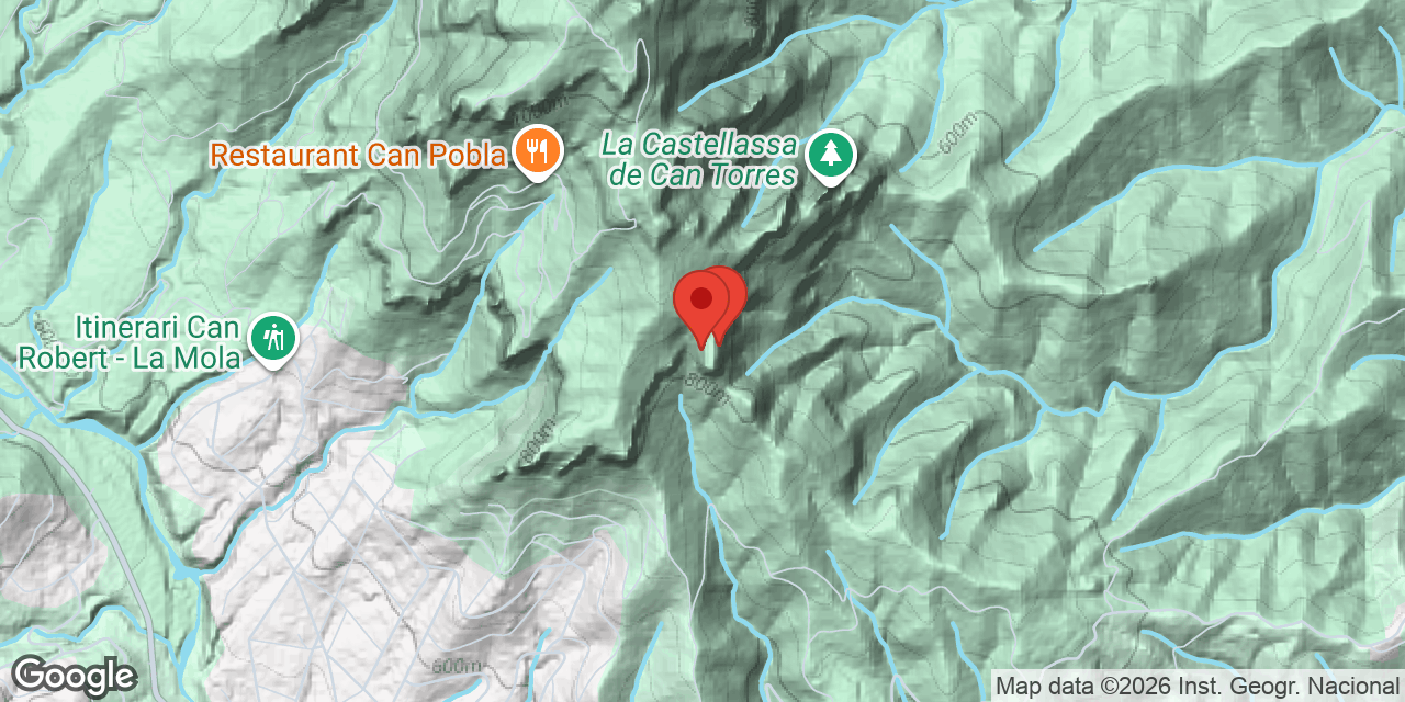 Mapa de situación de CODOLEDA, AVENC DE LA