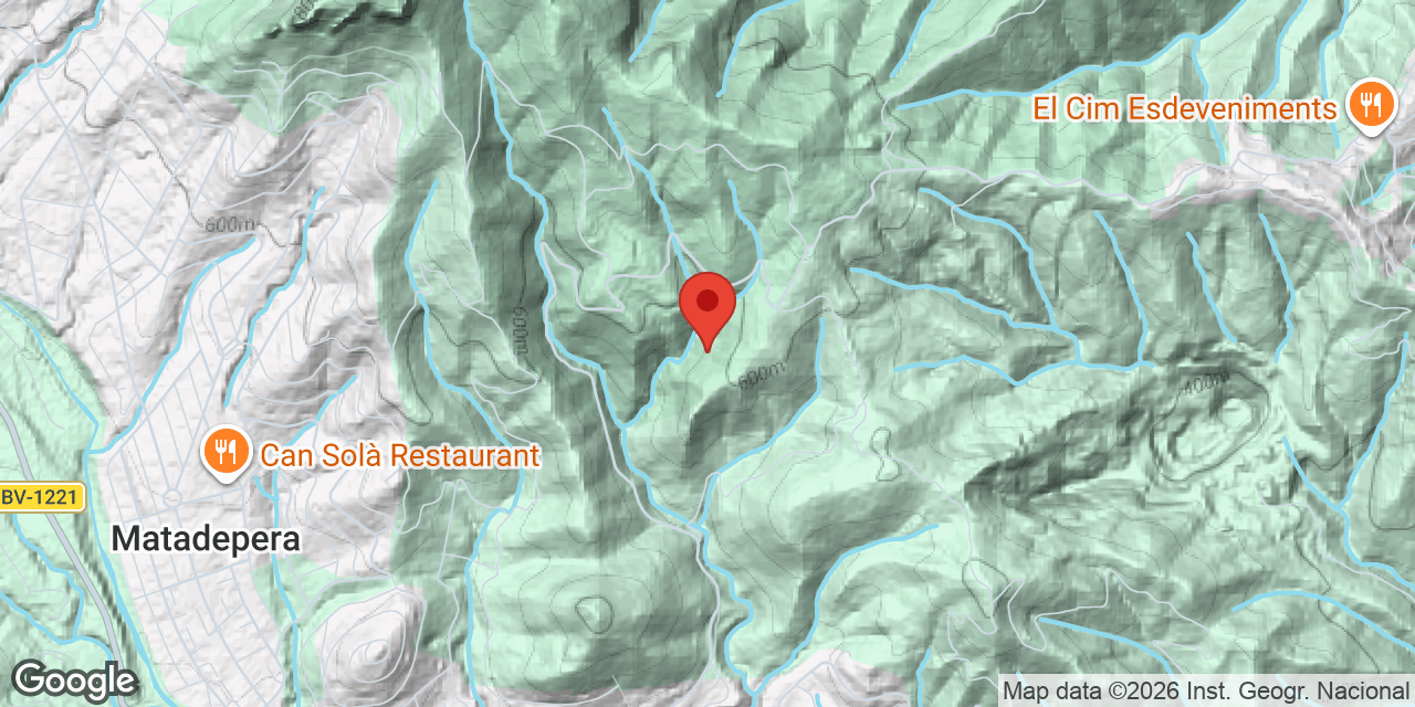 Mapa de situación de CAN TORRES, AVENC DE