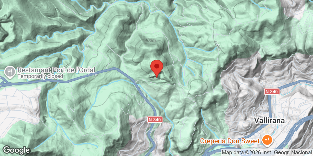 Mapa de situación de E-1, COVA