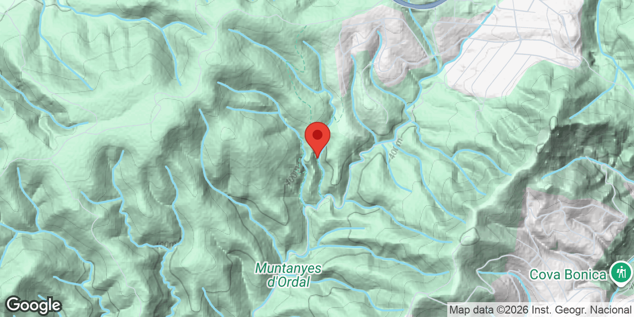 Location map of FONT I SAGUÉ, AVENC