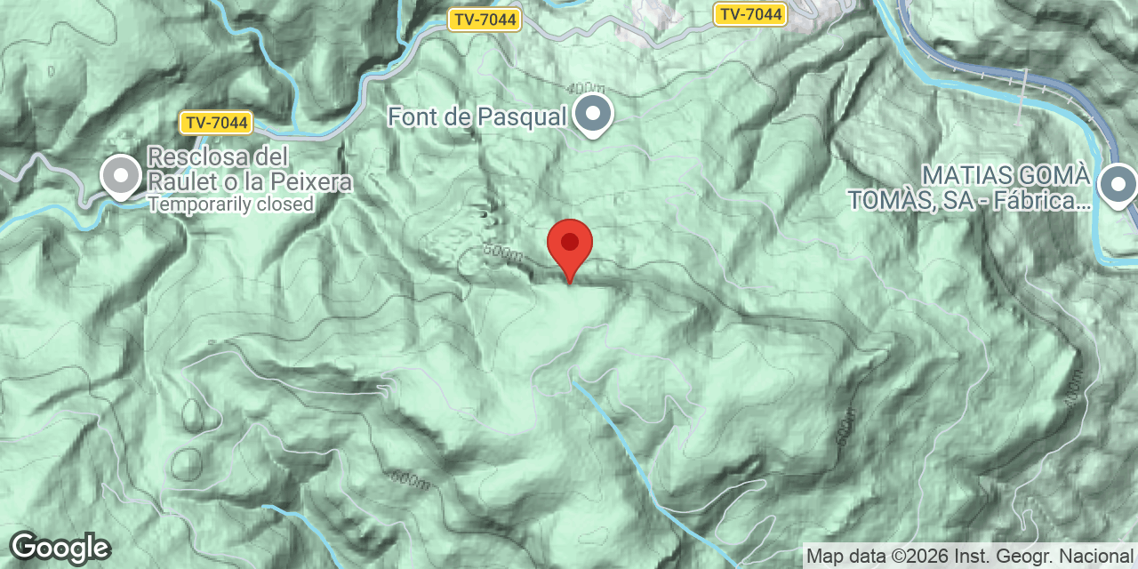 Mapa de situación de PUIG DE MARC, ESQUERDA DEL