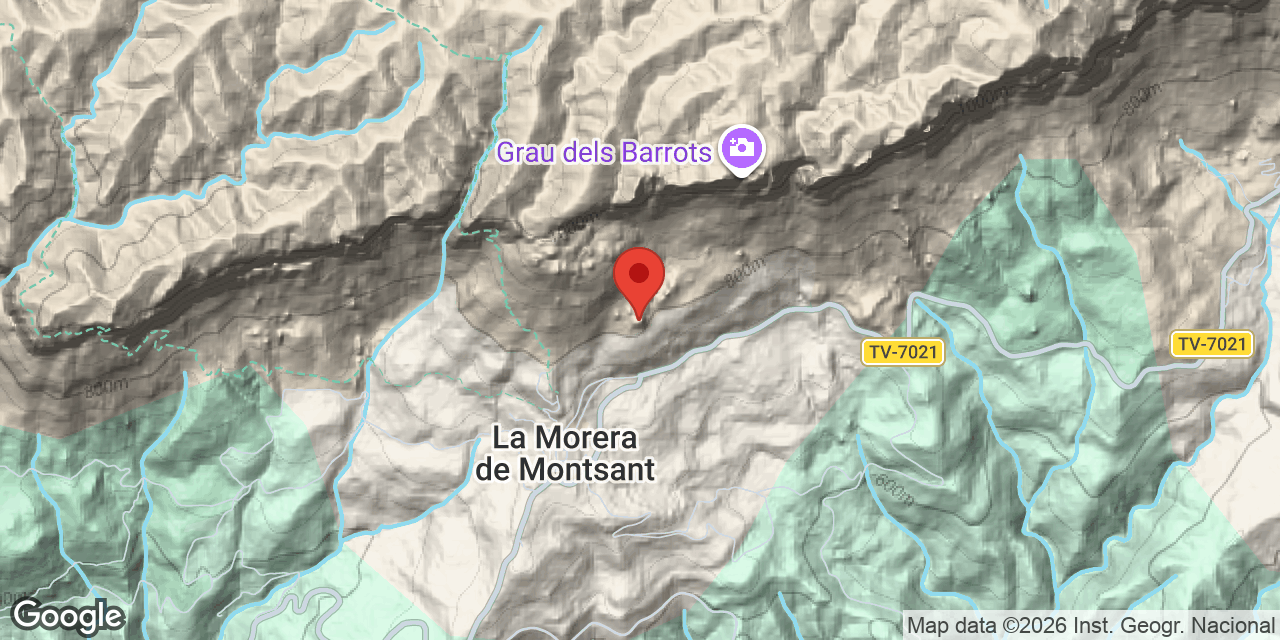 Mapa de situació de TRES ROQUES, ESCLETXA DE LES