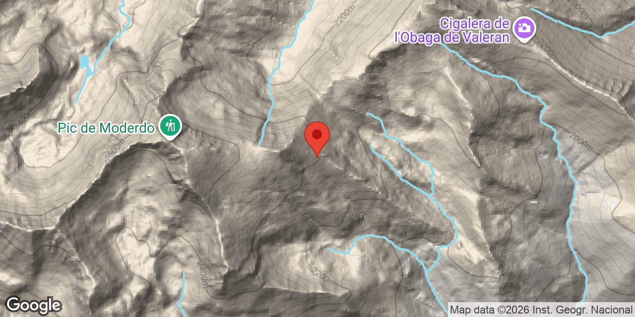 Location map of GIRENY, CIGALERA DEL