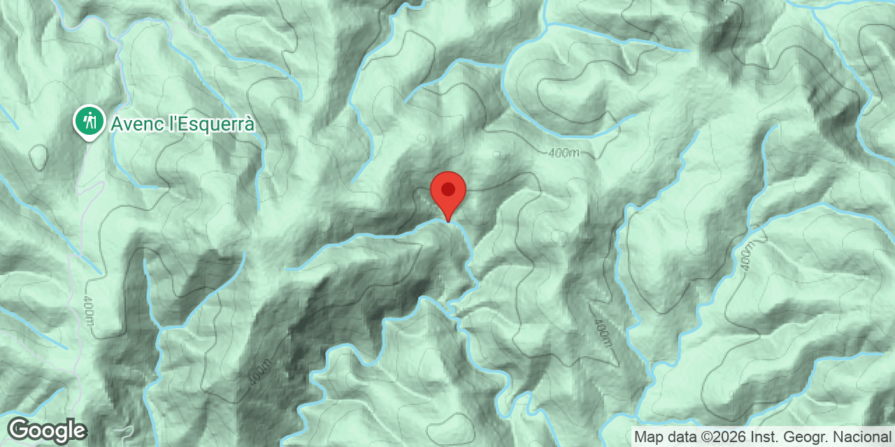 Mapa de situació de FERLA, AVENC DE LA