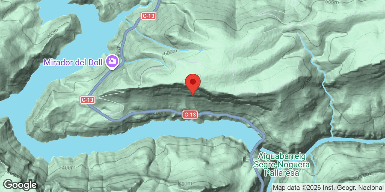 Carte de situation de PANTÀ, BALMA DEL