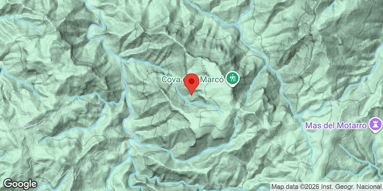 Mapa de situación de ESPADELLA, AVENC DE L'